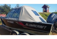 Ходовой тент на катер Alumacraft